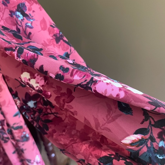 Torrid Floral Mauve Dress, Size 2 (2XL) - Picture 6 of 9